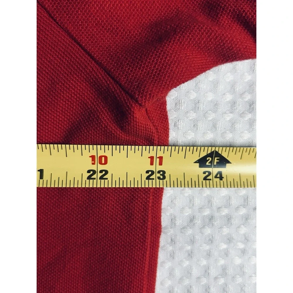 Polo Ralph Lauren Shirt Men's XL - Red Short Sleeves Black Pony Custom Slim Fit